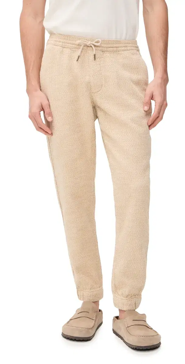 The Apres Pants Natural Sashiko L