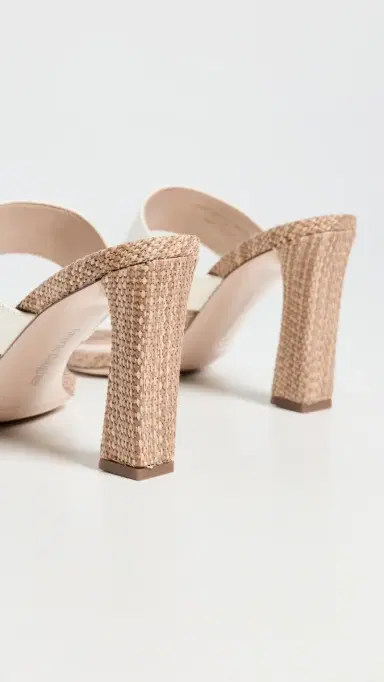 Favorite Daughter Gabi Sandals White/Dk Natural 6 | Thumbnail 4 Favorite Daughter Gabi Sandals White/Dk Natural 6 | Thumbnail 4
