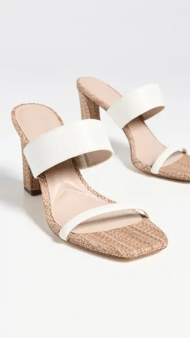 Favorite Daughter Gabi Sandals White/Dk Natural 6 | Thumbnail 5 Favorite Daughter Gabi Sandals White/Dk Natural 6 | Thumbnail 5