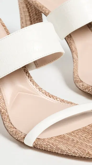 Favorite Daughter Gabi Sandals White/Dk Natural 6 | Thumbnail 6 Favorite Daughter Gabi Sandals White/Dk Natural 6 | Thumbnail 6