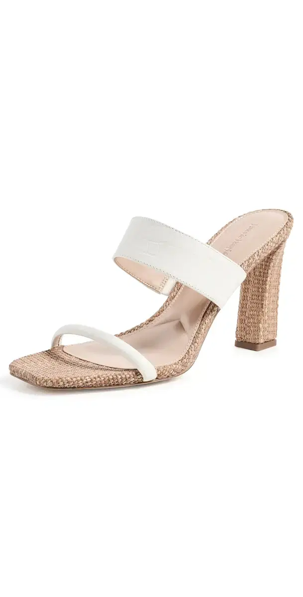 Favorite Daughter Gabi Sandals White/Dk Natural