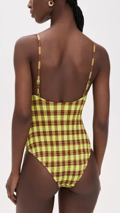 Damson Madder Lilibet One Piece Green | Thumbnail 3