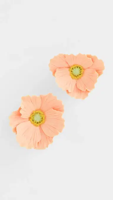 Jennifer Behr Demetria Earrings Peony One Size | Thumbnail 2