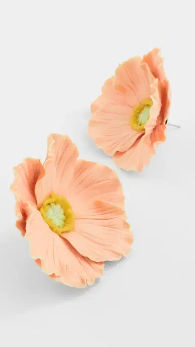 Jennifer Behr Demetria Earrings Peony One Size | Thumbnail 4