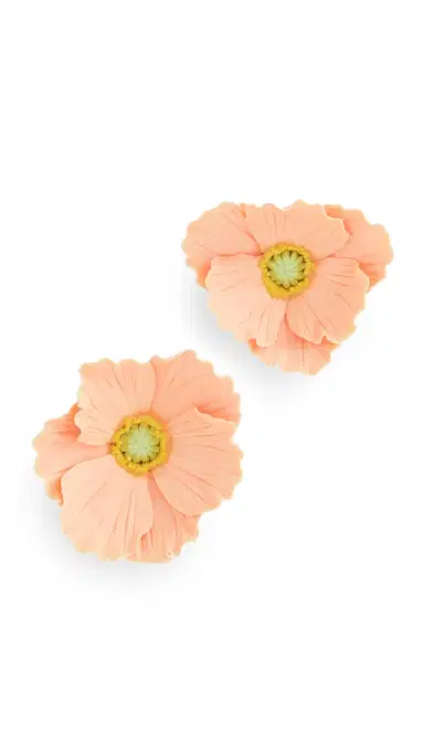 Jennifer Behr Demetria Earrings Peony One Size | Thumbnail 5