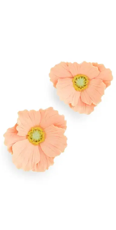 Jennifer Behr Demetria Earrings Peony One Size | Thumbnail 1