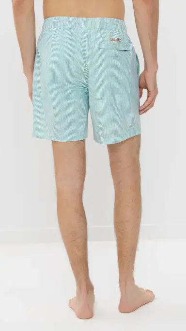 Fair Harbor The Bayberry Swim Trunks 7 Seapine Seersucker M | Thumbnail 3 Fair Harbor The Bayberry Swim Trunks 7 Seapine Seersucker M | Thumbnail 3