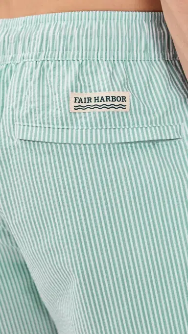Fair Harbor The Bayberry Swim Trunks 7 Seapine Seersucker M | Thumbnail 6 Fair Harbor The Bayberry Swim Trunks 7 Seapine Seersucker M | Thumbnail 6