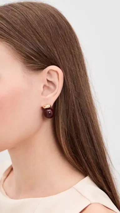 SHASHI Alice Rouge Earrings Red One Size | Thumbnail 3 SHASHI Alice Rouge Earrings Red One Size | Thumbnail 3