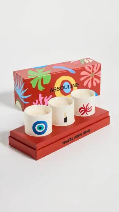 Assouline Travel From Home Candle Gift Set Multi One Size | Thumbnail 2 Assouline Travel From Home Candle Gift Set Multi One Size | Thumbnail 2