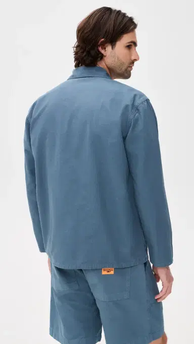 Service Works Canvas Chore Shirt Slate M | Thumbnail 3