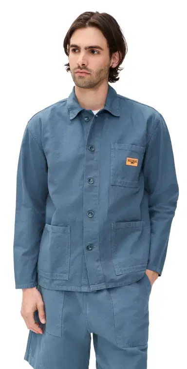 Service Works Canvas Chore Shirt Slate M | Thumbnail 1