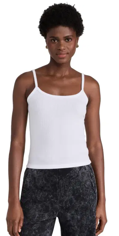 COTTON CITIZEN Verona Spaghetti Tank White | Thumbnail 1
