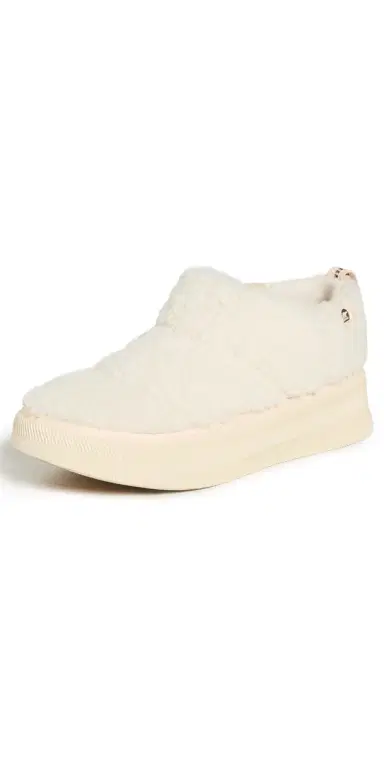 Sorel Out N About IV Mini Puffy Slippers Natural/Chalk | Thumbnail 1