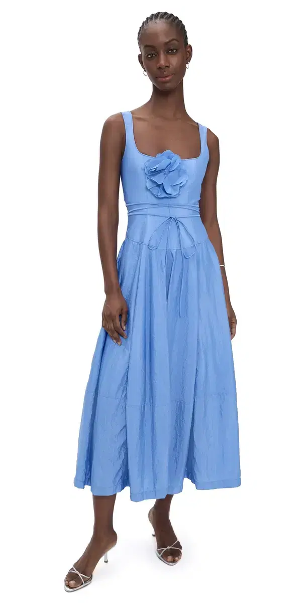 Joisian Flower Dress Ultramarine