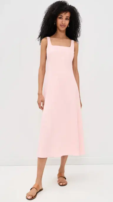 Theory Square Neck Seamed Dress | Thumbnail 2 Theory Square Neck Seamed Dress | Thumbnail 2