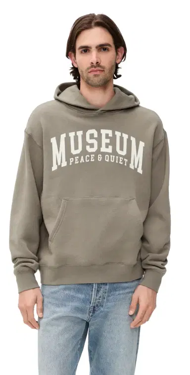 Museum of Peace and Quiet UMPQ Hoodie Sepia S | Thumbnail 1
