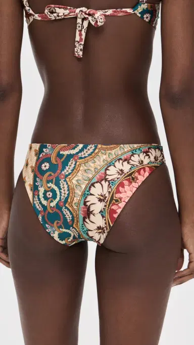Agua Bendita Ilu Plume Reversible Full Coverage Bikini Bottoms Multicolor XS | Thumbnail 3