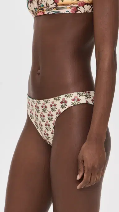 Agua Bendita Ilu Plume Reversible Full Coverage Bikini Bottoms Multicolor XS | Thumbnail 4