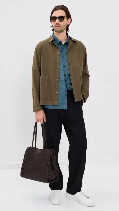 Theory Irving Relaxed Linen Shirt Bering M | Thumbnail 5