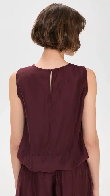MEIMEIJ Sleeveless Balloon Top Sangria | Thumbnail 3 MEIMEIJ Sleeveless Balloon Top Sangria | Thumbnail 3