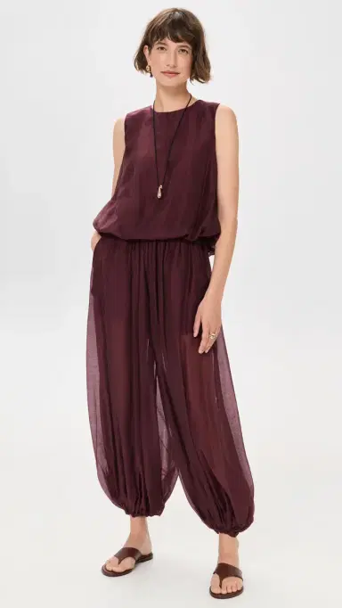 MEIMEIJ Sleeveless Balloon Top Sangria | Thumbnail 5 MEIMEIJ Sleeveless Balloon Top Sangria | Thumbnail 5