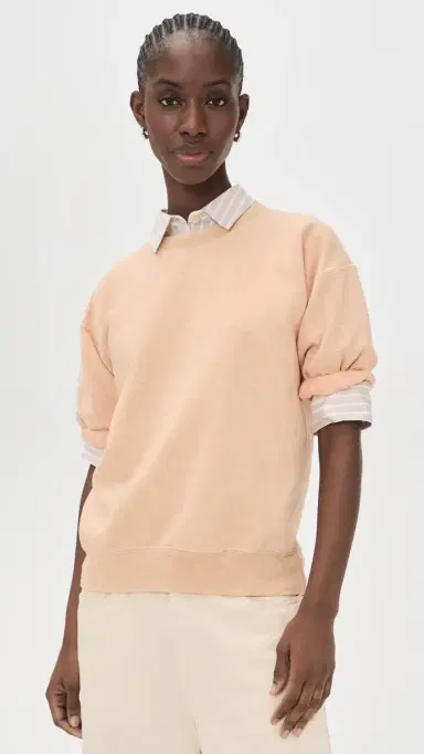 Rachel Comey Stanza Sweatshirt Peach | Thumbnail 2 Rachel Comey Stanza Sweatshirt Peach | Thumbnail 2