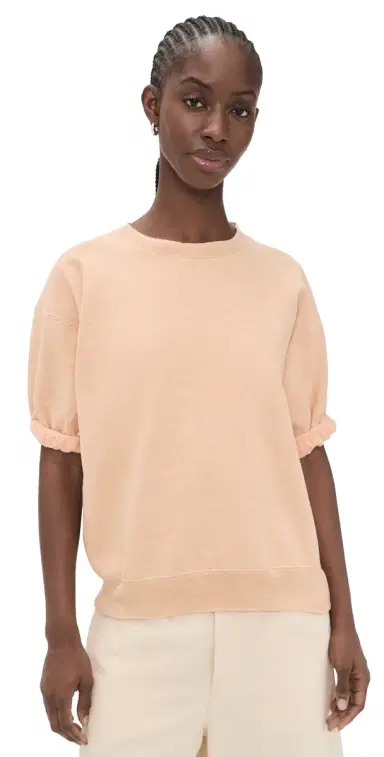 Rachel Comey Stanza Sweatshirt Peach | Thumbnail 1 Rachel Comey Stanza Sweatshirt Peach | Thumbnail 1