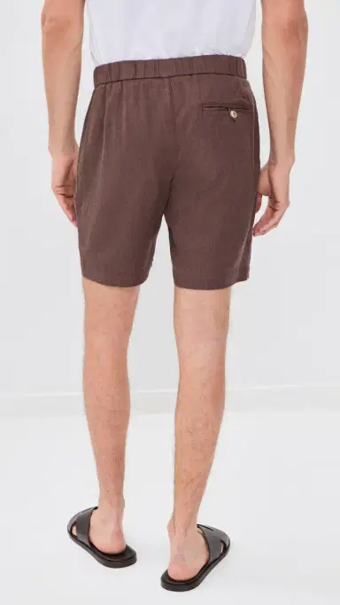 Frescobol Carioca Felipe Linen Shorts 8 | Thumbnail 3 Frescobol Carioca Felipe Linen Shorts 8 | Thumbnail 3