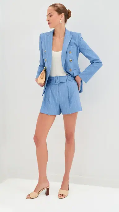 Veronica Beard Miller Dickey Jacket Blue Jay/Dove 0 | Thumbnail 5 Veronica Beard Miller Dickey Jacket Blue Jay/Dove 0 | Thumbnail 5