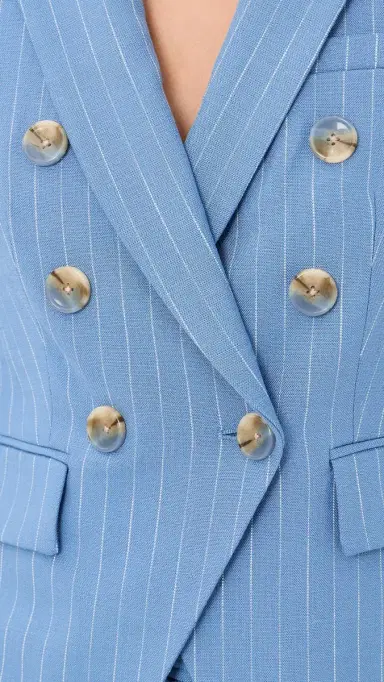 Veronica Beard Miller Dickey Jacket Blue Jay/Dove 0 | Thumbnail 6 Veronica Beard Miller Dickey Jacket Blue Jay/Dove 0 | Thumbnail 6