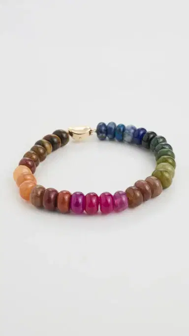 SHASHI Jo Gemstone Bracelet Multi One Size | Thumbnail 2