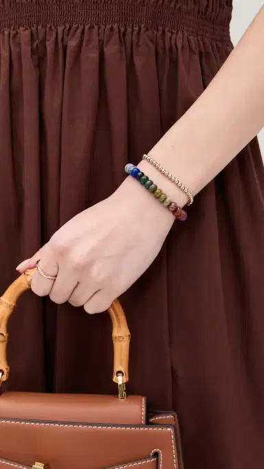 SHASHI Jo Gemstone Bracelet Multi One Size | Thumbnail 3