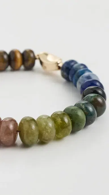 SHASHI Jo Gemstone Bracelet Multi One Size | Thumbnail 4