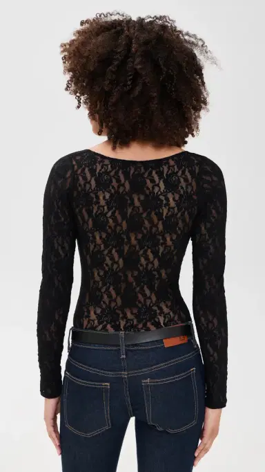 Hanky Panky Lace Thong Bodysuit Black S | Thumbnail 3 Hanky Panky Lace Thong Bodysuit Black S | Thumbnail 3