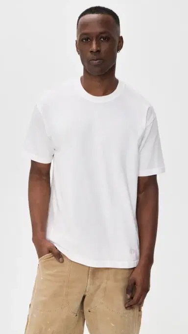 Aaron Levine Crew T-Shirt White | Thumbnail 2