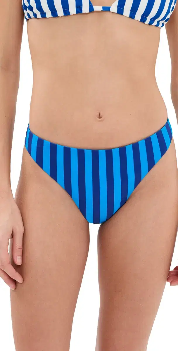 SIMONMILLER Bwai Bikini Bottoms Tonal Blue Stripe
