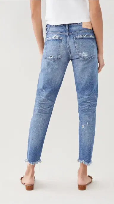 Moussy Vintage Keller Tapered Blue Jeans | Thumbnail 3 Moussy Vintage Keller Tapered Blue Jeans | Thumbnail 3