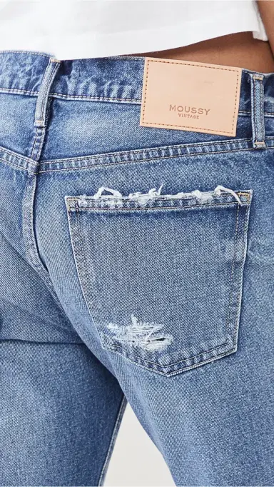 Moussy Vintage Keller Tapered Blue Jeans | Thumbnail 6 Moussy Vintage Keller Tapered Blue Jeans | Thumbnail 6
