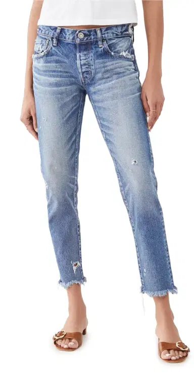 Moussy Vintage Keller Tapered Blue Jeans | Thumbnail 1 Moussy Vintage Keller Tapered Blue Jeans | Thumbnail 1