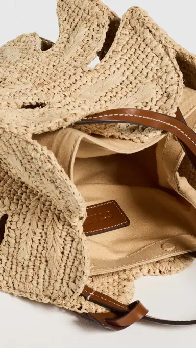 Staud Palm Bag Natural/Tan | Thumbnail 6 Staud Palm Bag Natural/Tan | Thumbnail 6