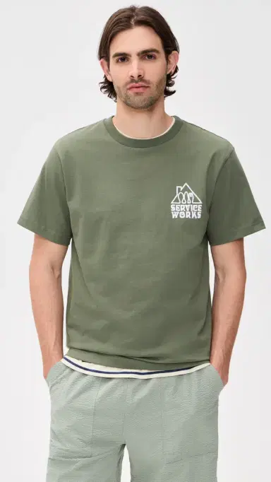 Service Works Home Comforts Tee Olive M | Thumbnail 2 Service Works Home Comforts Tee Olive M | Thumbnail 2