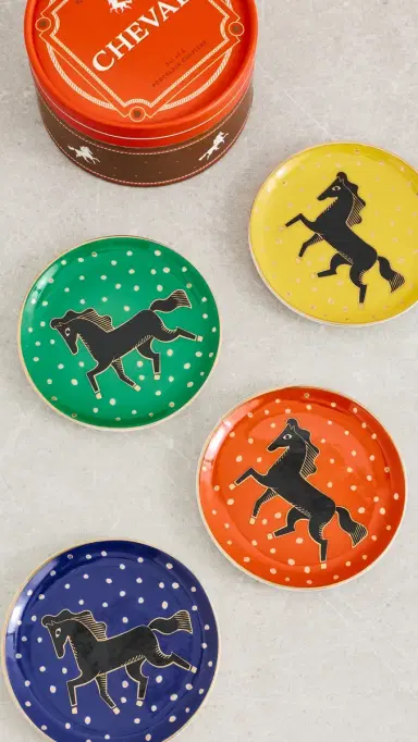Jonathan Adler Cheval Coaster Set Multi One Size | Thumbnail 2