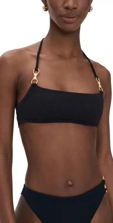 ViX Paula Hermanny Nell Lilian Bikini Top Black | Thumbnail 1