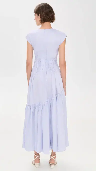 Aje Ecliptica Midi Dress French Blue | Thumbnail 3 Aje Ecliptica Midi Dress French Blue | Thumbnail 3