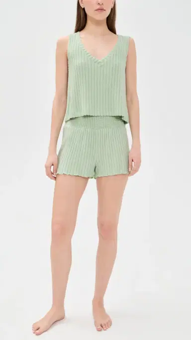 Z Supply Dawn mocked Rib Shorts prout | Thumbnail 5