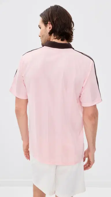 adidas Archive Collar Engineered Jersey andy Pink | Thumbnail 3 adidas Archive Collar Engineered Jersey andy Pink | Thumbnail 3