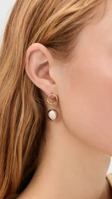 Isabel Marant Elina Earrings Dore/Silver One Size | Thumbnail 3