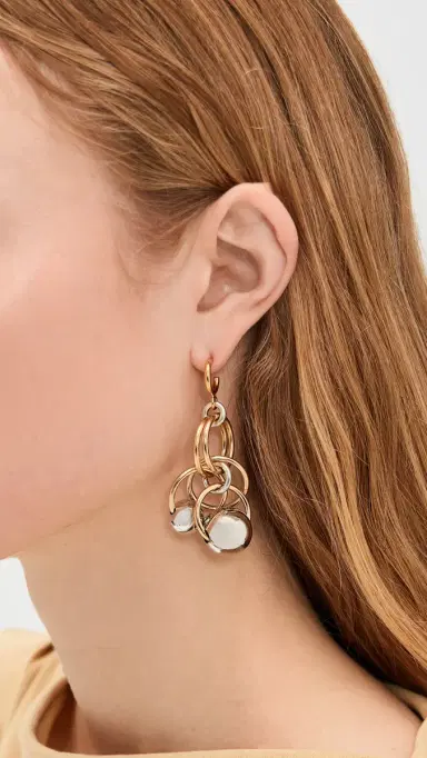 Isabel Marant Elina Earrings Dore/Silver One Size | Thumbnail 4