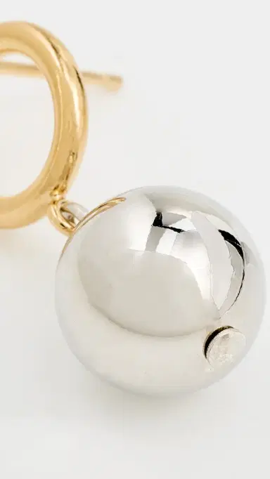 Isabel Marant Elina Earrings Dore/Silver One Size | Thumbnail 6